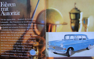 Opel Rekord Modelprogram 1963 Carbrochure (10340)